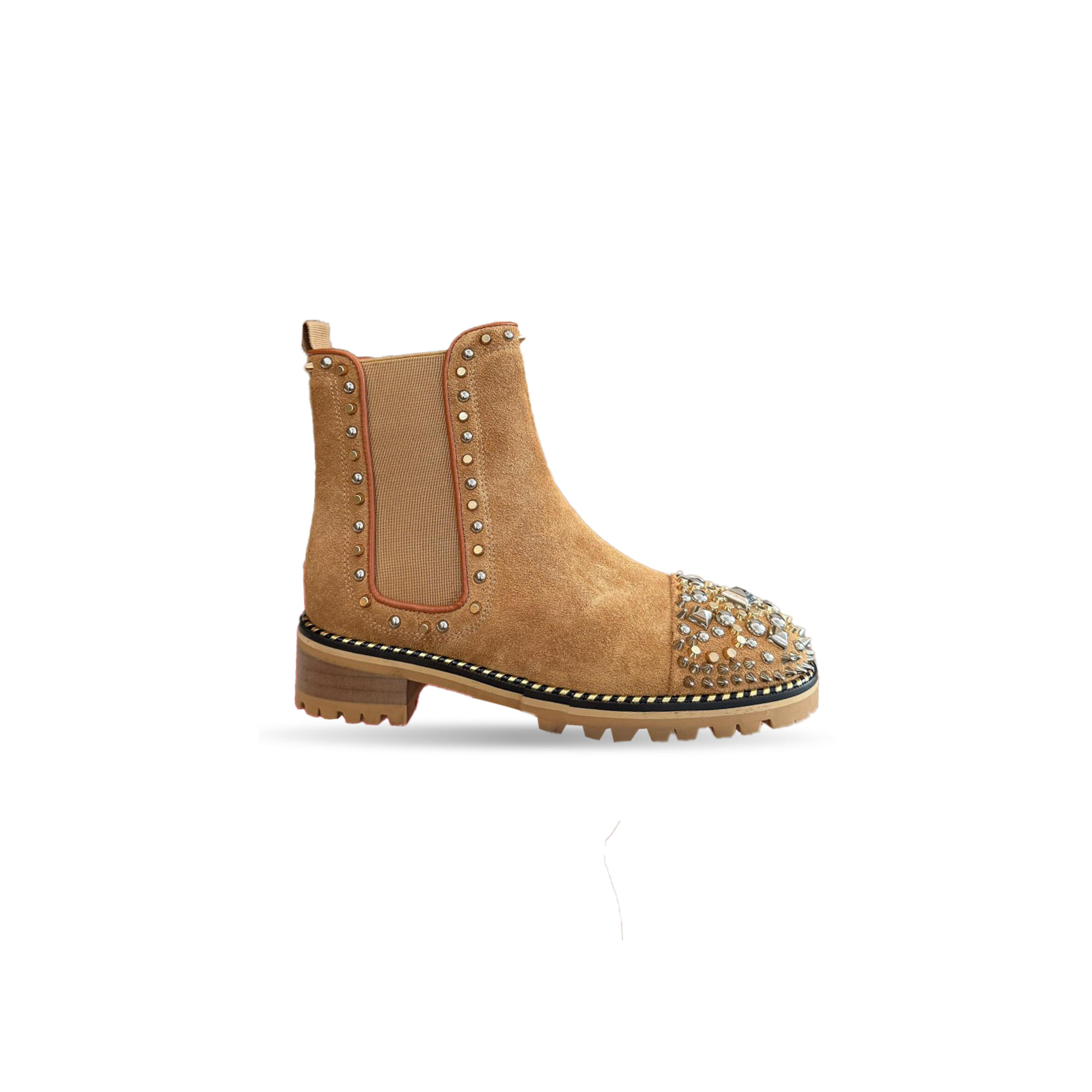 Chr1st1an louboutin Chr1st1an louboutin chasse a clou leather chelsea boots